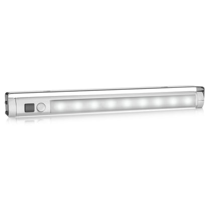 Ledo virtuvės lempa PremiumLine, po spintos 9 SMD, ant baterijų, PIR jutiklis įjungti/išjungti, MCE166 - gaukdaugiau.lt