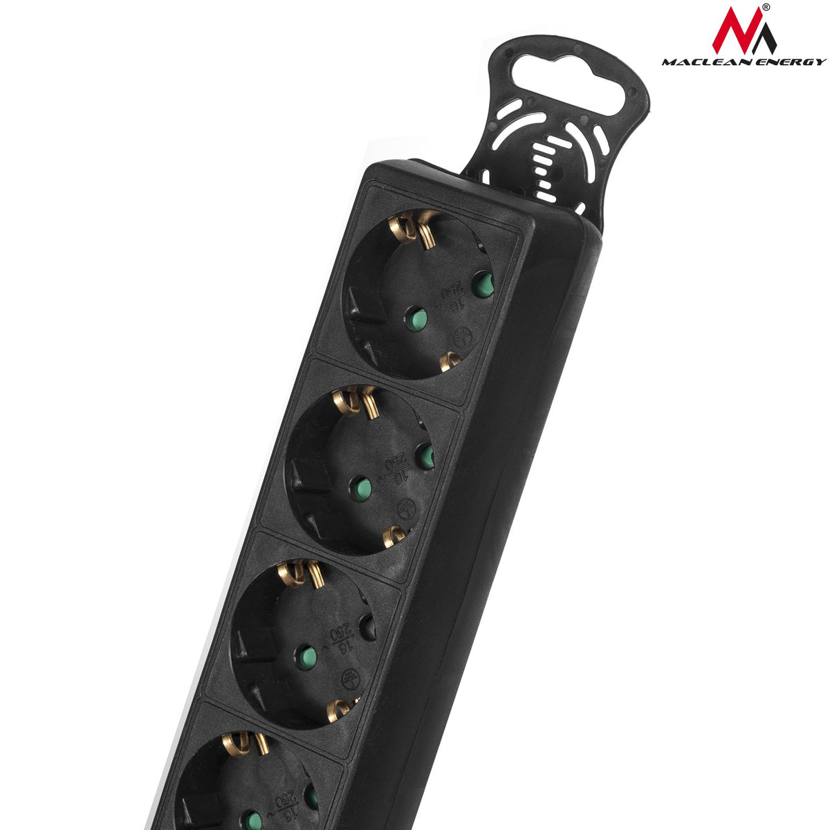 PremiumLine maitinimo juosta, 6 lizdų pratęsiklis, Su išjungikliu, Vokietijos tipo, 3500W, 5m, MCE195G - gaukdaugiau.lt