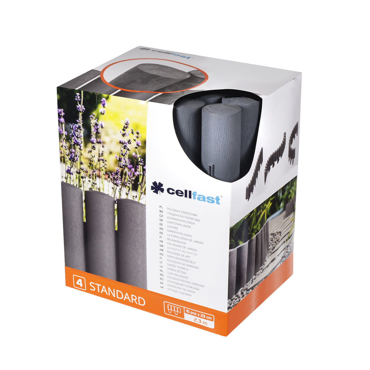 Sodo palisade PremiumLine Grafito standartas - gaukdaugiau.lt