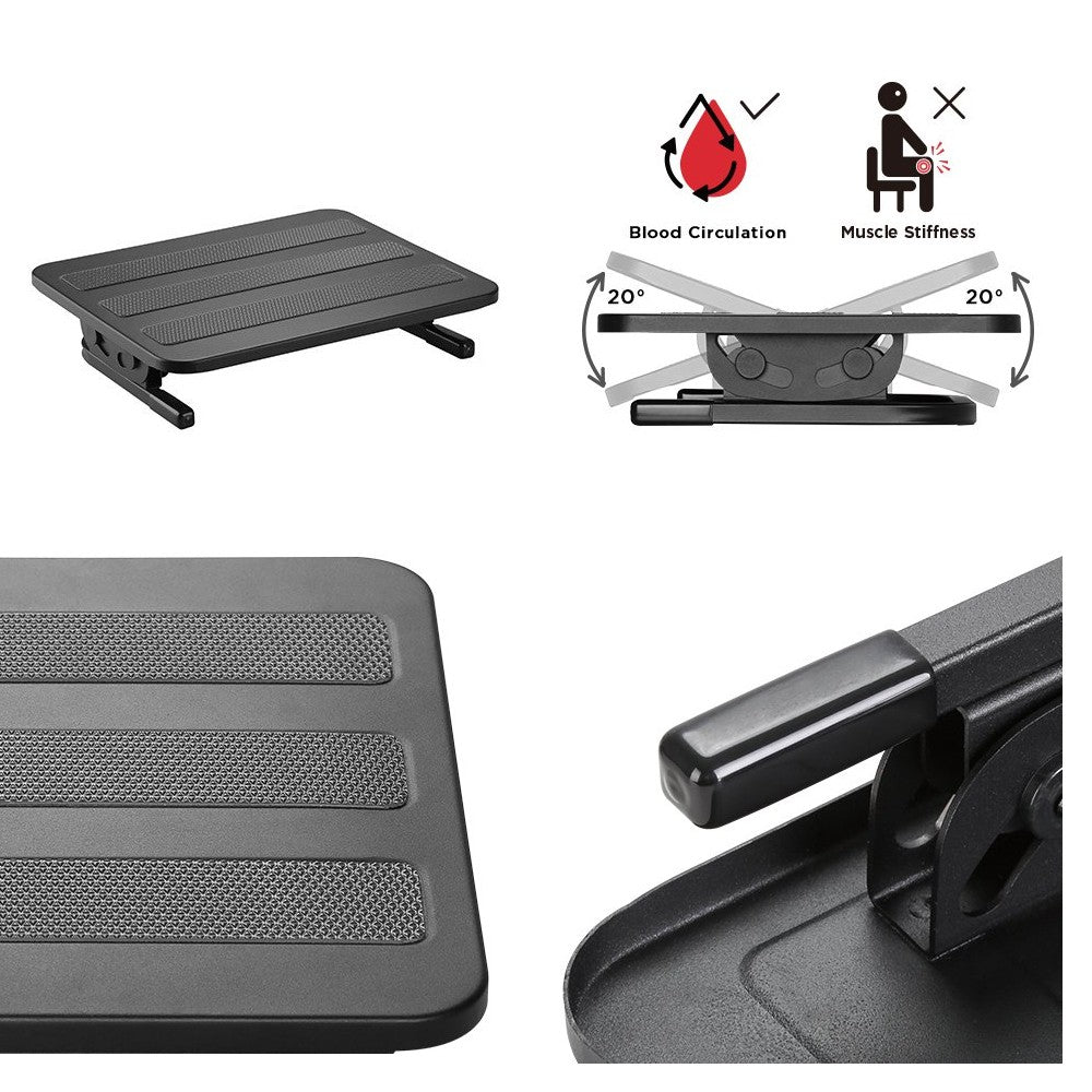 "PremiumLine" ergonominis pėdų pakojis, pakojis, be perstojo reguliuojamo kampo, MC-831 - gaukdaugiau.lt
