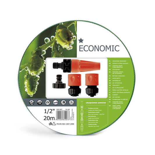Sodininkų komplektas 20m 1/2" su galinėmis jungtimis PremiumLine Economic - gaukdaugiau.lt