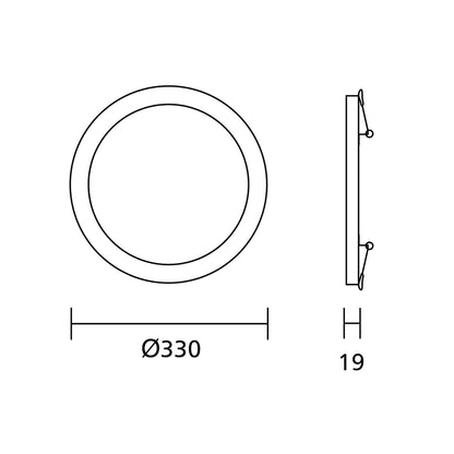 LED lubų plokštė 7in1 įmontuojama/paviršinė ultra plona 30W 3 spalvos (WW, NW, CW) PremiumLine LD142 mikrobangų integruotas maitinimo šaltinis - gaukdaugiau.lt