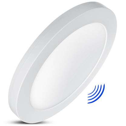 LED lubų plokštė 7in1 įmontuojama/paviršinė ultra plona 30W 3 spalvos (WW, NW, CW) PremiumLine LD142 mikrobangų integruotas maitinimo šaltinis - gaukdaugiau.lt