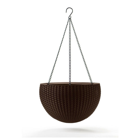 Pakabuko puodas PremiumLine Sphere Planter ruda - gaukdaugiau.lt