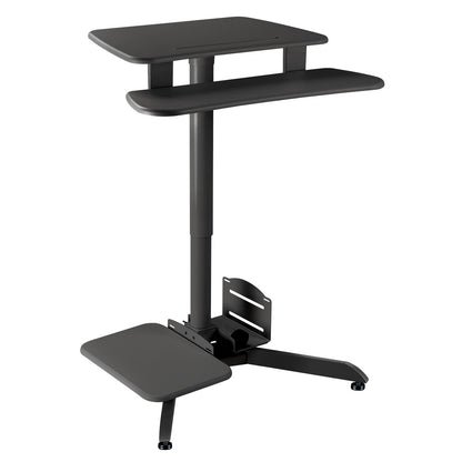Stalo su reguliuojamu aukščiu darbo stotis PremiumLine, dujinė spyruoklė, dirbti stovint ar sėdint, maks. aukštis 109 cm, MC-848 - gaukdaugiau.lt