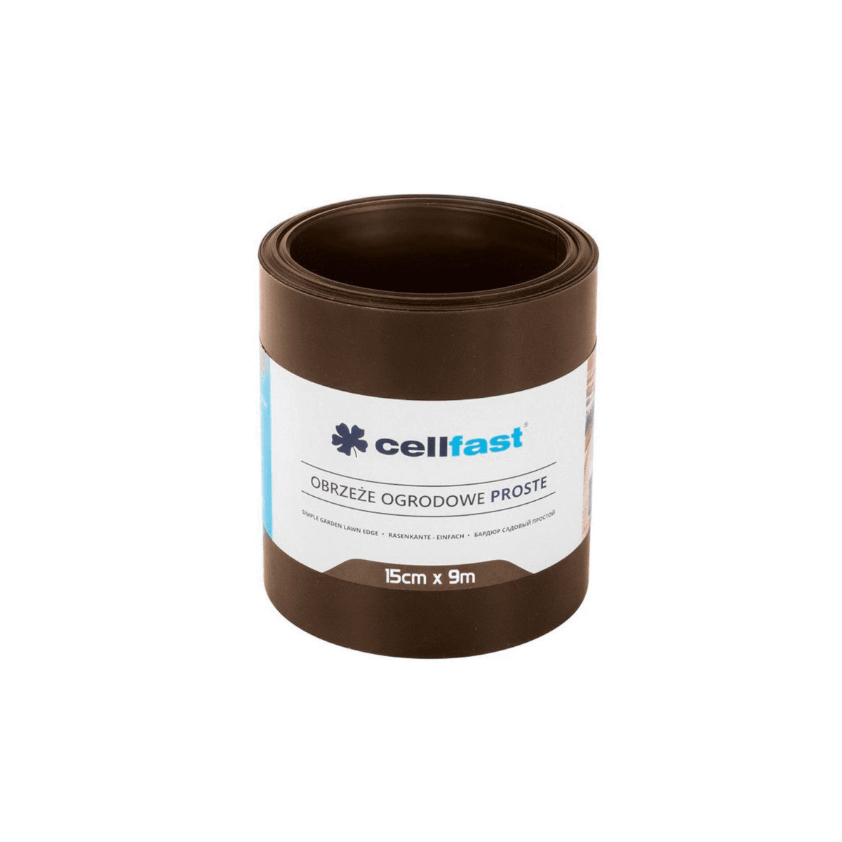 Tiesus sodo ratlankis 15cm x 9m PremiumLine brown - gaukdaugiau.lt