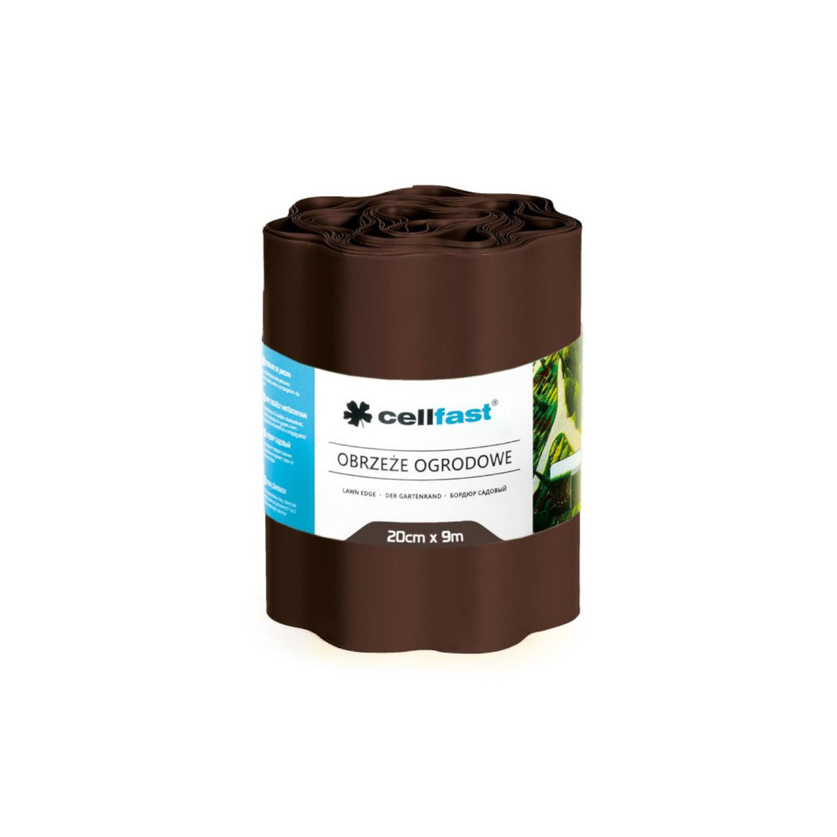 Banguotas sodo ratlankis 20cm x 9m PremiumLine brown - gaukdaugiau.lt