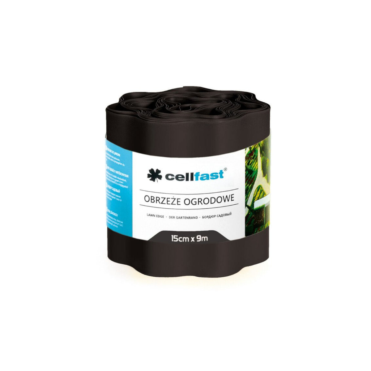 Banguotas sodo kraštas 15cm x 9m PremiumLine black - gaukdaugiau.lt