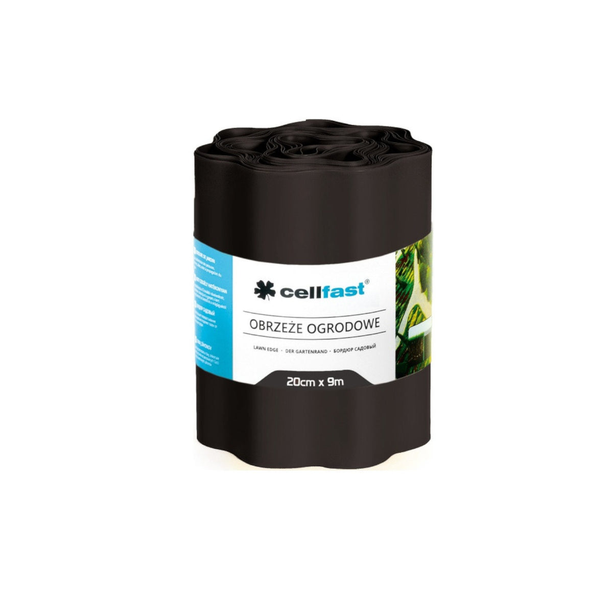 Banguotas sodo ratlankis 20cm x 9m PremiumLine black - gaukdaugiau.lt