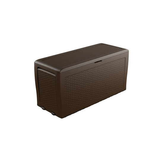 Sodo dėžutė PremiumLine Samoa Rattan 270L ruda - gaukdaugiau.lt