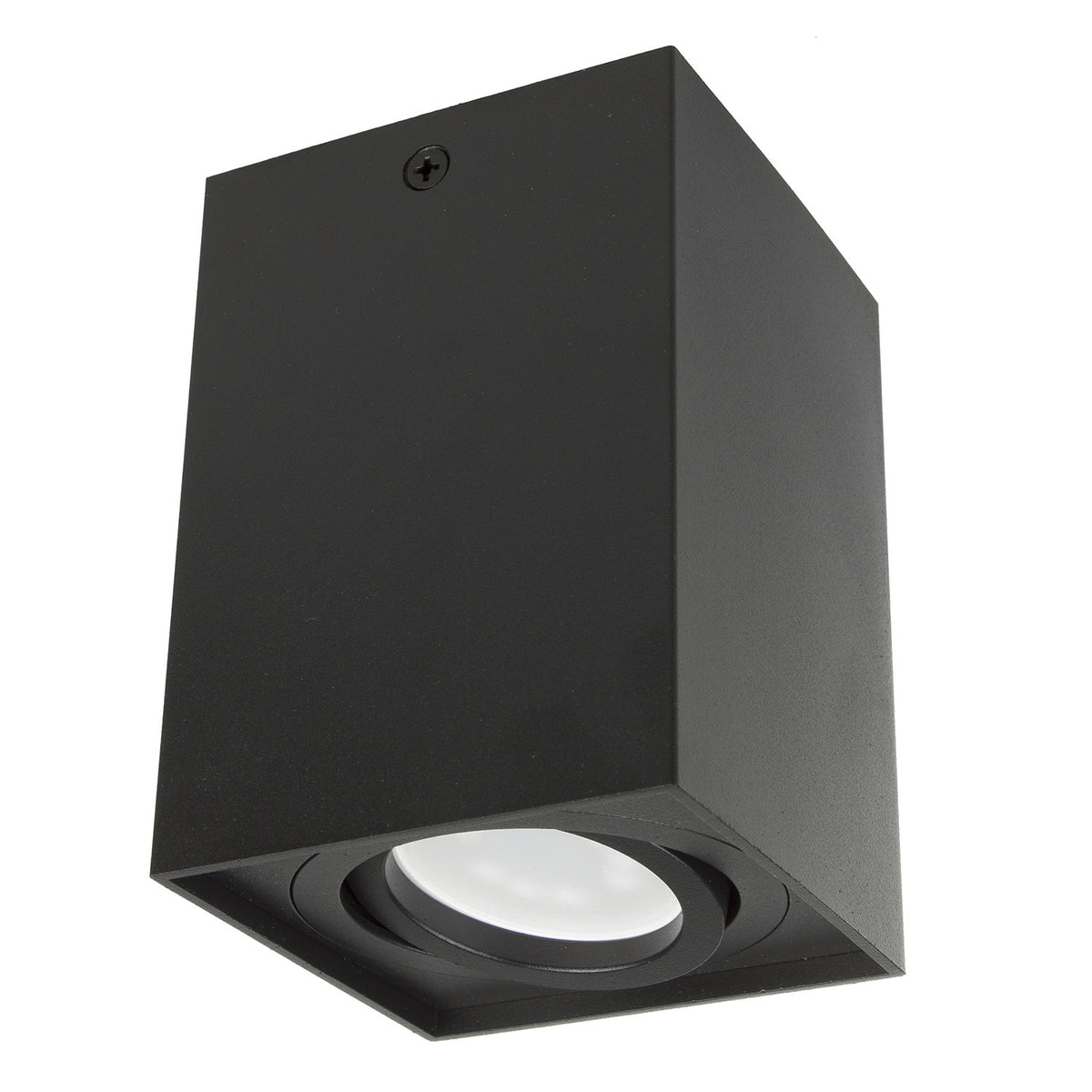 Tuba / antgalinis apšvietimo korpusas PremiumLine, taškinis, halogeninis, kvadratinis, aliuminis, GU10, 80x80x115mm, juodos spalvos, MCE426 B - gaukdaugiau.lt