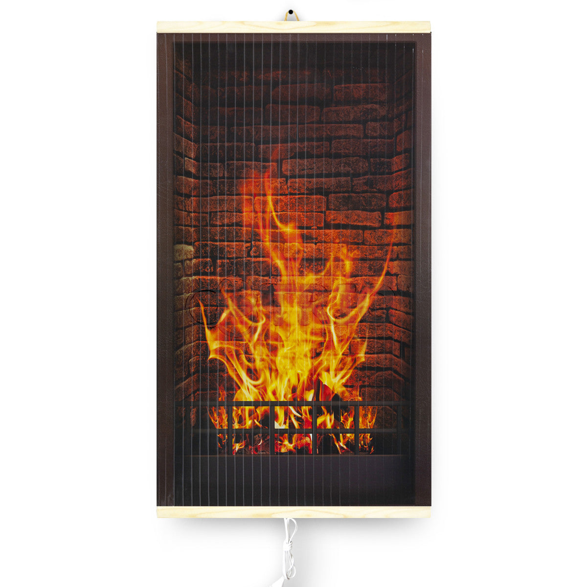 Infrašildytuvas – lankstus šildymo skydelis 430W PremiumLine modelis 1 židinys, matmenys 100x57 cm su reguliatoriumi - gaukdaugiau.lt