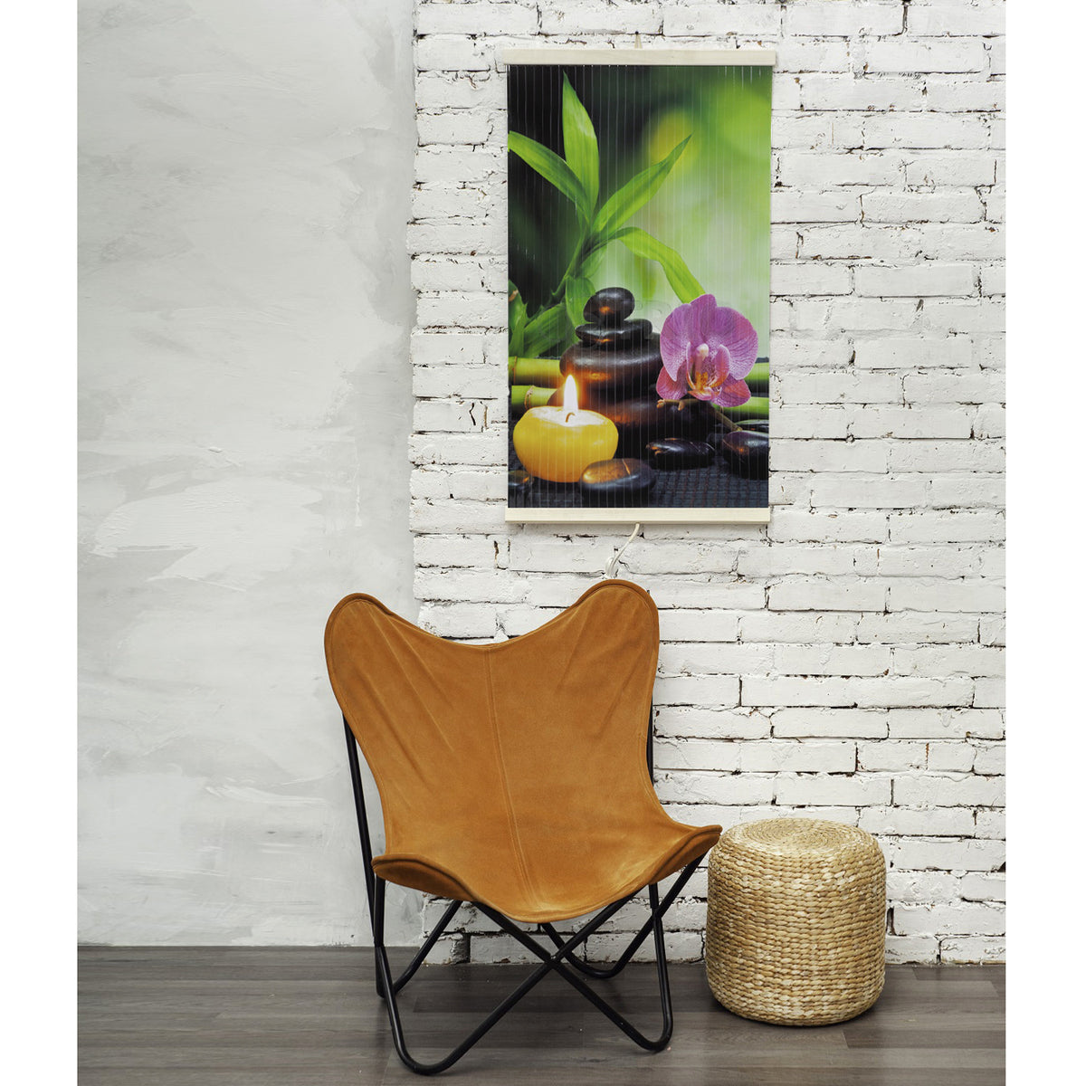 Infraredinis šildytuvas - lankstus šildymo skydas 430W PremiumLine modelis 3 harmonija, matmenys 100x57cm su reguliatoriumi - gaukdaugiau.lt