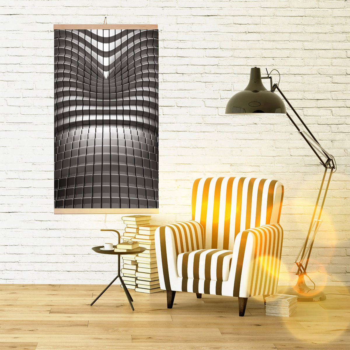 Infraredinė šildymo plokštė - lanksti šildymo plokštė 430W PremiumLine, 7 abstrakcijos modelis, matmenys 100x57 cm su reguliatoriumi - gaukdaugiau.lt
