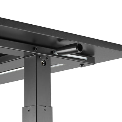 Stalas rankinis aukščio reguliavimas PremiumLine, maks. 40 kg, maks. aukštis 117 cm, su darbastaliu stovimui ir sėdėjimui, ER-401 B - gaukdaugiau.lt