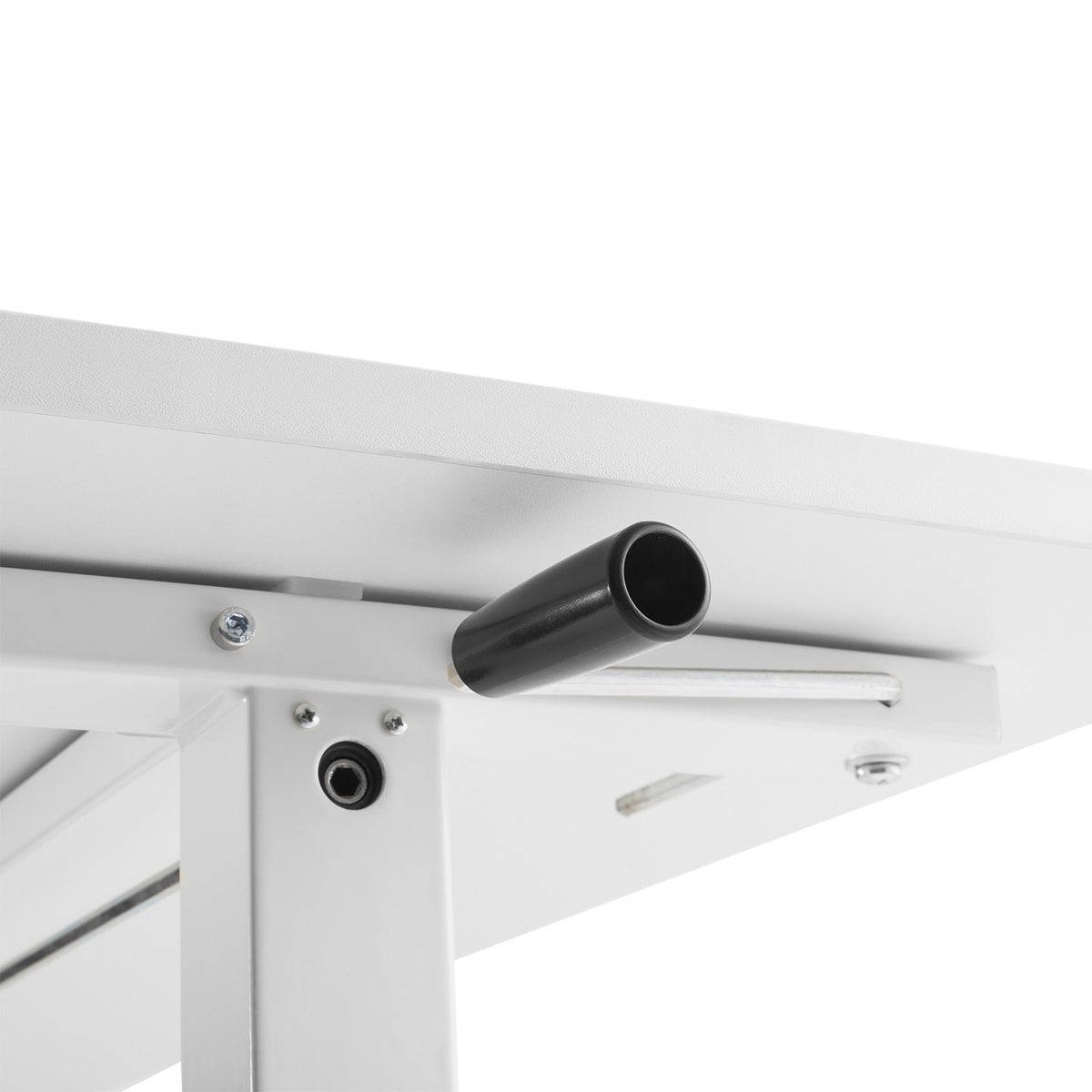 Stalinis stalas rankinis aukščio reguliavimas PremiumLine, maks. 40 kg, maks. aukštis 117 cm, su darbalaukiu stovimui ir sėdimam darbui, ER-401 W - gaukdaugiau.lt