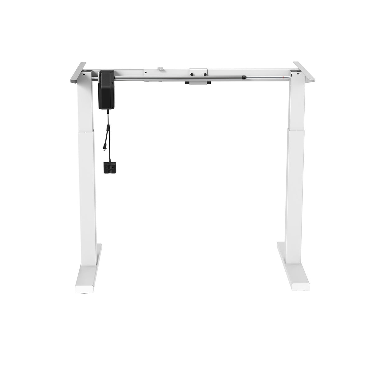 Elektriškai reguliuojamas aukščio stalas Ergo Office, maks. aukštis 123 cm, maks. apkrova - 70 kg, be stalo plokštės stovėjimo ir sėdėjimo darbo režimams, baltas, ER-403W - gaukdaugiau.lt