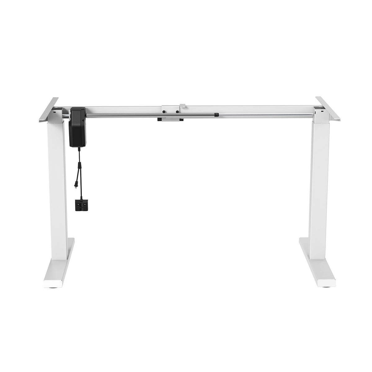 Elektriškai reguliuojamas aukščio stalas Ergo Office, maks. aukštis 123 cm, maks. apkrova - 70 kg, be stalo plokštės stovėjimo ir sėdėjimo darbo režimams, baltas, ER-403W - gaukdaugiau.lt