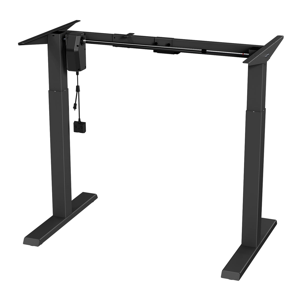 Elektriškai reguliuojamas aukščio stalas PremiumLine, maks. aukštis 123 cm, maks. apkrova - 70 kg, be darbo paviršiaus stovimui ir sėdėjimui, juoda, ER-403B - gaukdaugiau.lt