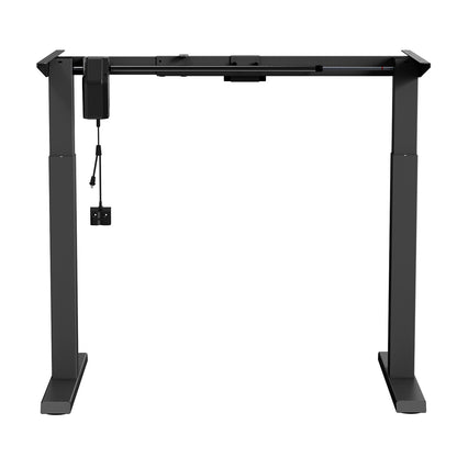 Elektriškai reguliuojamas aukščio stalas PremiumLine, maks. aukštis 123 cm, maks. apkrova - 70 kg, be darbo paviršiaus stovimui ir sėdėjimui, juoda, ER-403B - gaukdaugiau.lt