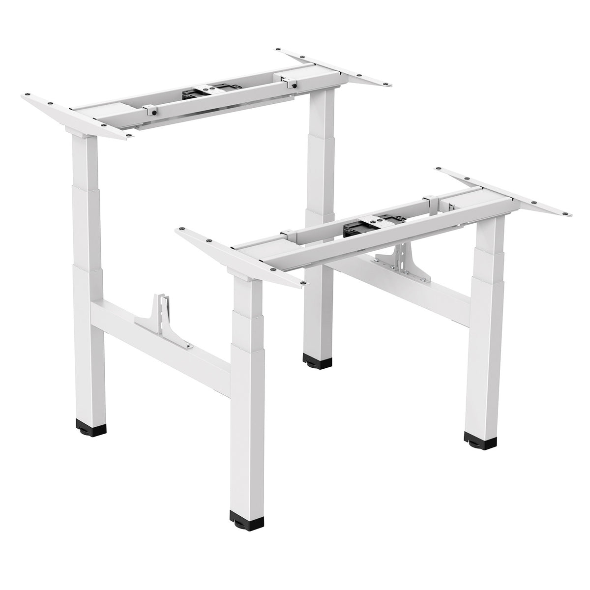 Elektriškai reguliuojamas dvigubas stalo aukštis „PremiumLine“, maks. aukštis 128 cm, maks. apkrova 125 kg x2, be stalviršio stovimam / sėdimam darbui (2 dalys) - gaukdaugiau.lt