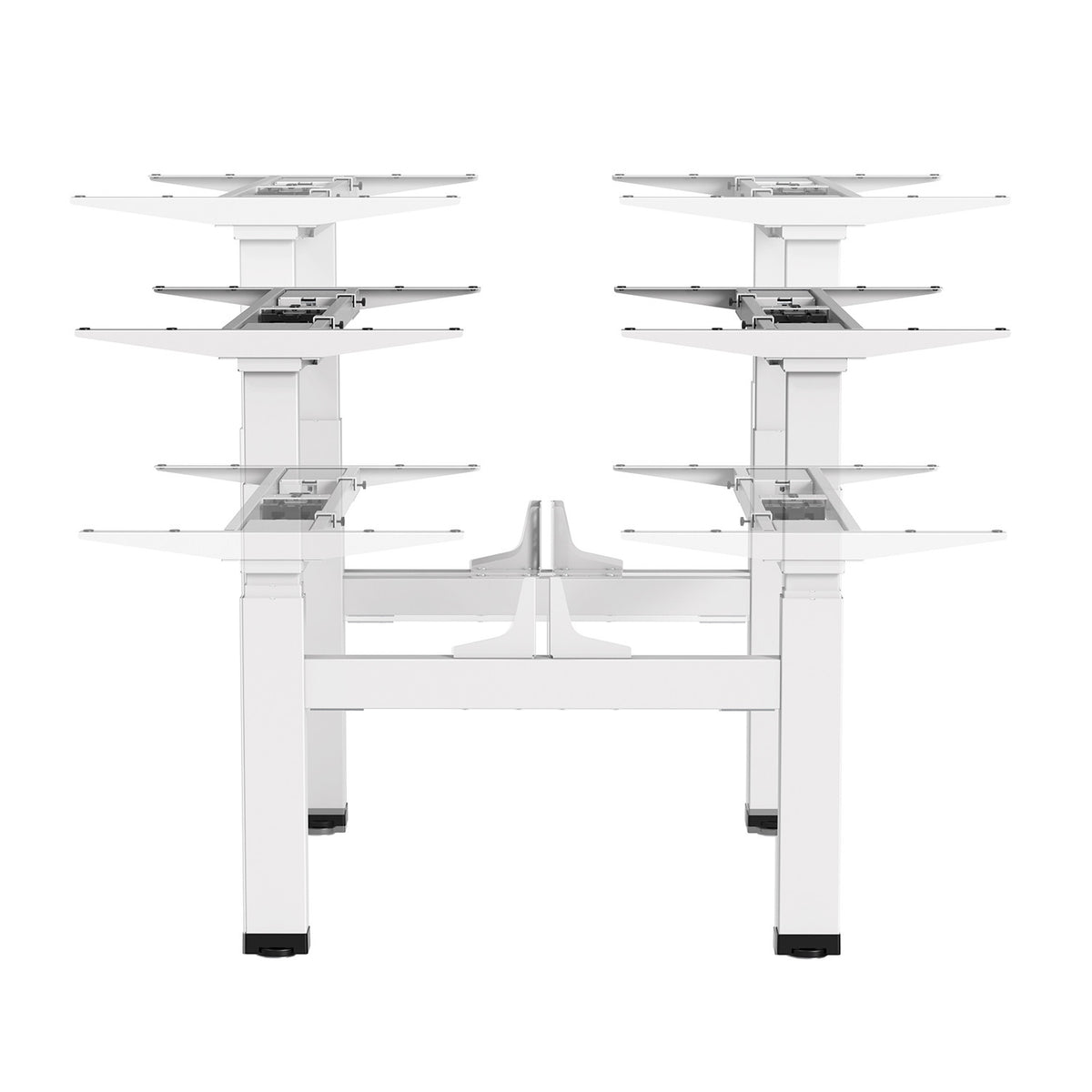 Elektriškai reguliuojamas dvigubas stalo aukštis „PremiumLine“, maks. aukštis 128 cm, maks. apkrova 125 kg x2, be stalviršio stovimam / sėdimam darbui (2 dalys) - gaukdaugiau.lt