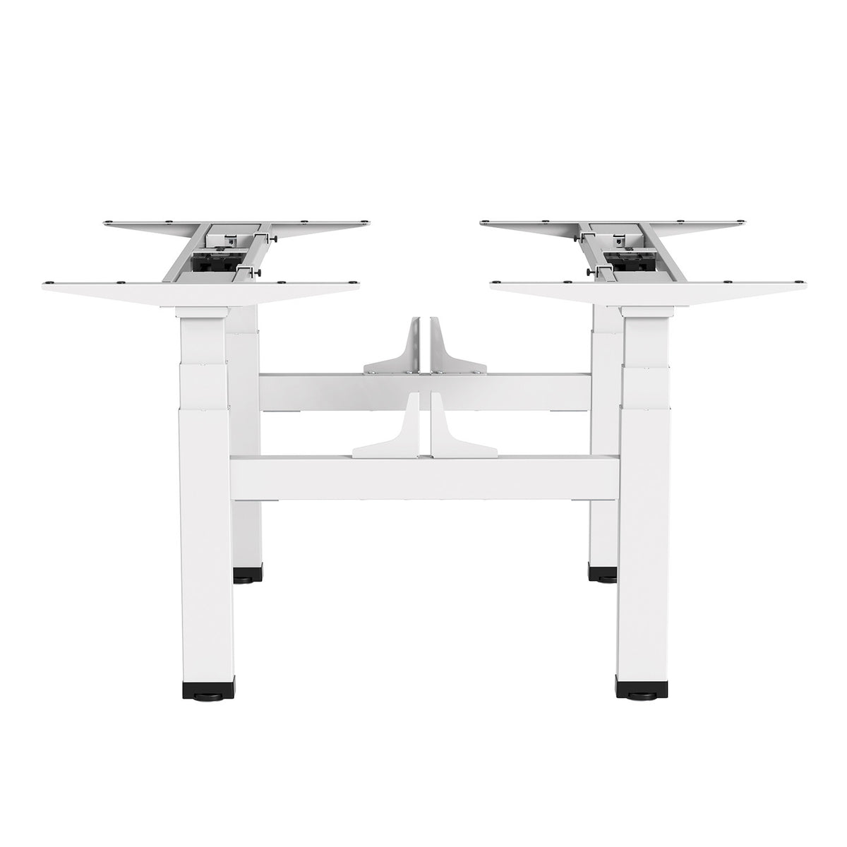 Elektriškai reguliuojamas dvigubas stalo aukštis „PremiumLine“, maks. aukštis 128 cm, maks. apkrova 125 kg x2, be stalviršio stovimam / sėdimam darbui (2 dalys) - gaukdaugiau.lt