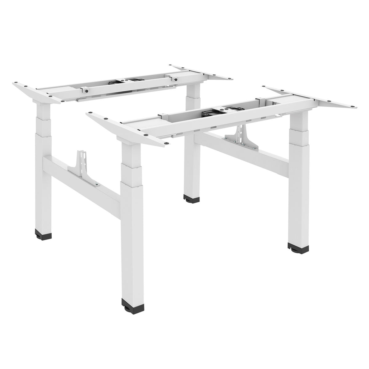 Elektriškai reguliuojamas dvigubas stalo aukštis „PremiumLine“, maks. aukštis 128 cm, maks. apkrova 125 kg x2, be stalviršio stovimam / sėdimam darbui (2 dalys) - gaukdaugiau.lt