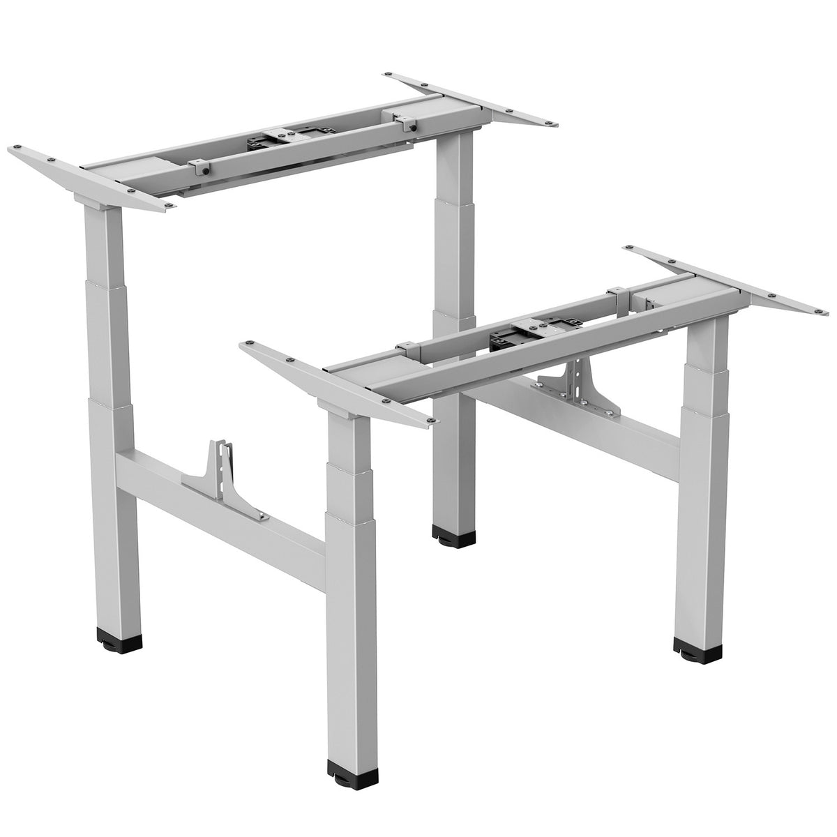 Elektriškai reguliuojamas dvigubas stalo aukštis „PremiumLine“, maks. aukštis 128 cm, maks. apkrova 125 kg x2, be stalviršio stovimam / sėdimam darbui (2 dalys) - gaukdaugiau.lt