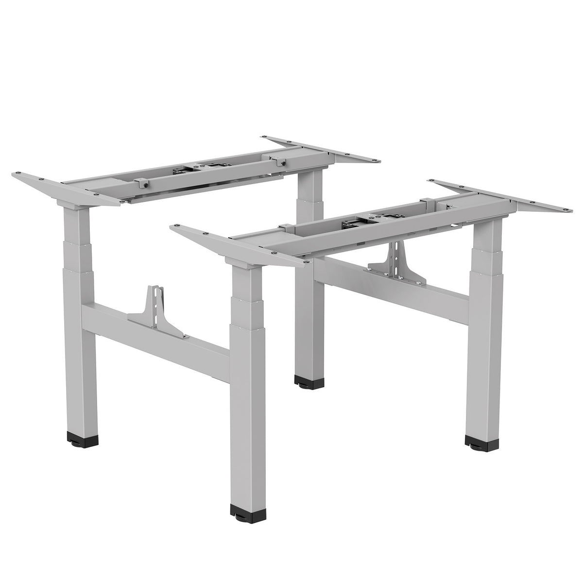 Elektriškai reguliuojamas dvigubas stalo aukštis „PremiumLine“, maks. aukštis 128 cm, maks. apkrova 125 kg x2, be stalviršio stovimam / sėdimam darbui (2 dalys) - gaukdaugiau.lt