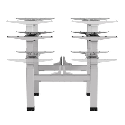 Elektriškai reguliuojamas dvigubas stalo aukštis „PremiumLine“, maks. aukštis 128 cm, maks. apkrova 125 kg x2, be stalviršio stovimam / sėdimam darbui (2 dalys) - gaukdaugiau.lt