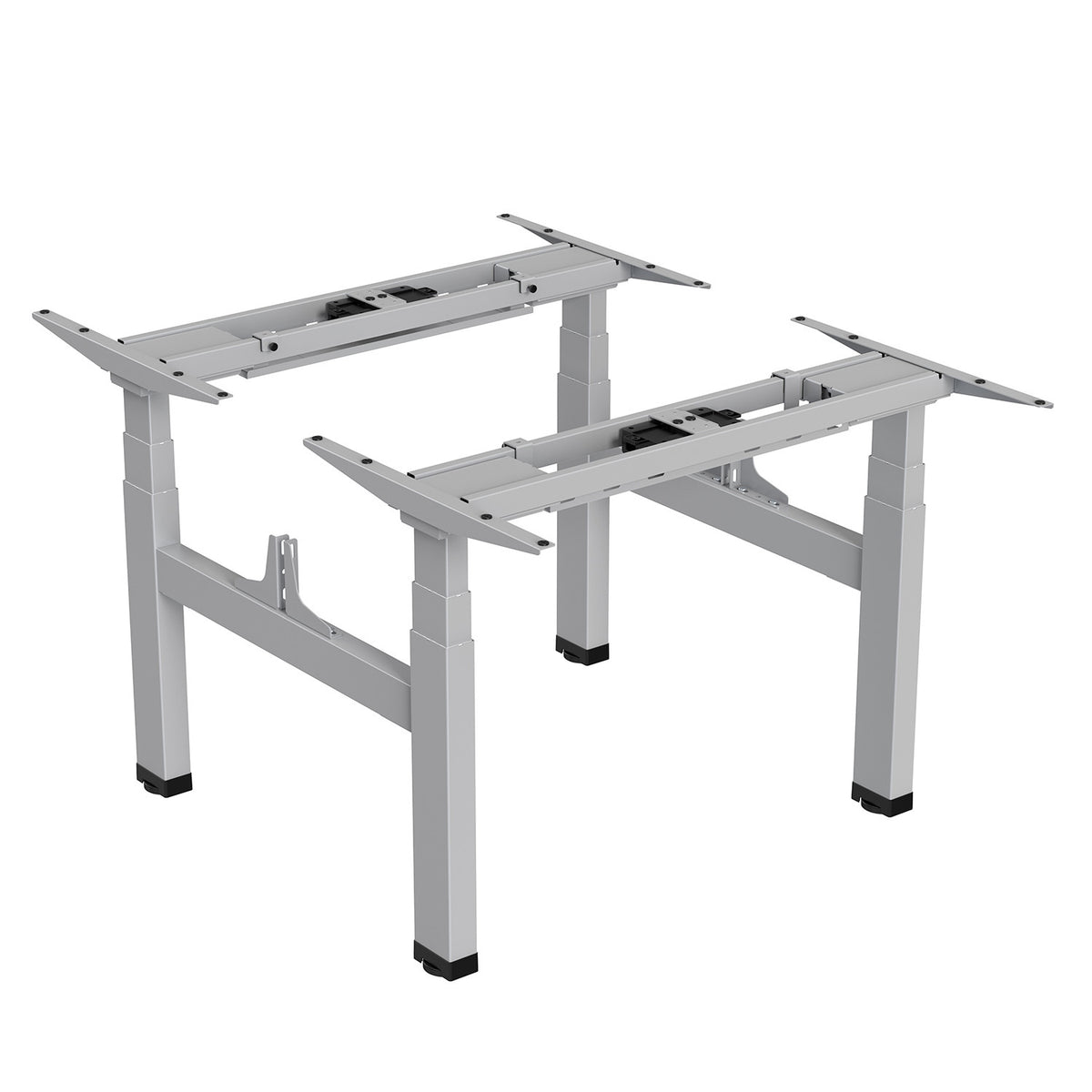 Elektriškai reguliuojamas dvigubas stalo aukštis „PremiumLine“, maks. aukštis 128 cm, maks. apkrova 125 kg x2, be stalviršio stovimam / sėdimam darbui (2 dalys) - gaukdaugiau.lt
