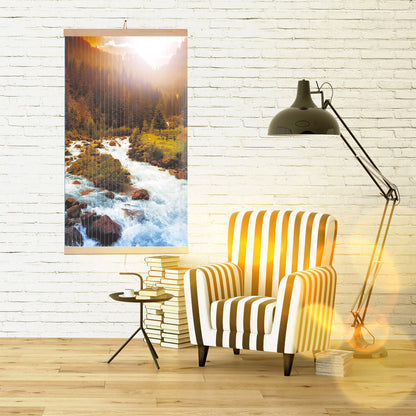 Infraredinis šildytuvas – lankstus šildymo skydelis 430W PremiumLine modelis 10 upė, matmenys 100x57 cm su reguliatoriumi - gaukdaugiau.lt