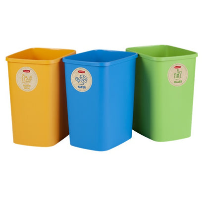 Rūšiavimo krepšių rinkinys 3x25L PremiumLine Eco Friendly - gaukdaugiau.lt