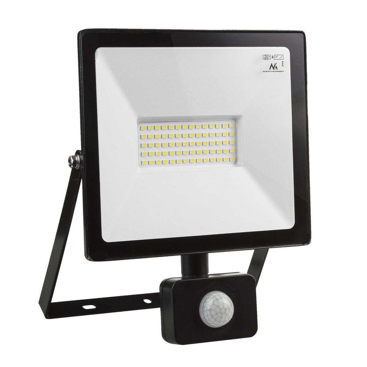 LED apšvietimas su judesio jutikliu PremiumLine, plonas 50W, 4000lm, šalta balta spalva (6000K), IP44, MCE650 CW PIR - gaukdaugiau.lt