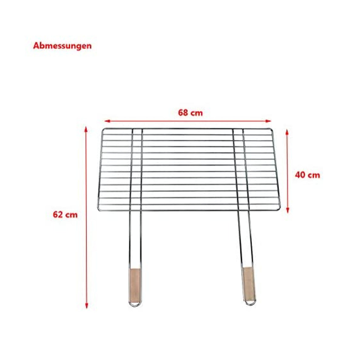 Grilo grotelė 68x40cm Master Grill MG254 - gaukdaugiau.lt