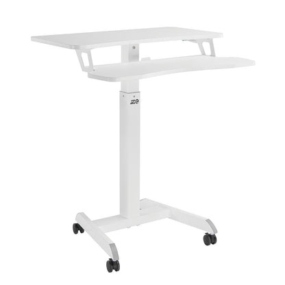 Kilnojama darbo stotis su aukščio reguliavimu ir dviguba platforma „PremiumLine“, darbui stovint, balta, maks. 8 kg, maks. - gaukdaugiau.lt