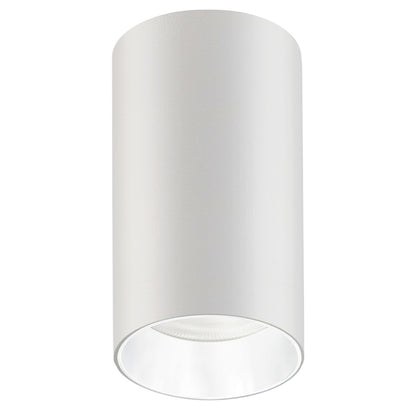 Paviršinis apšvietimo korpusas / vamzdelis PremiumLine, taškinis, apvalus, aliuminis, GU10, 55x100mm, balta spalva, MCE458 W/W - gaukdaugiau.lt
