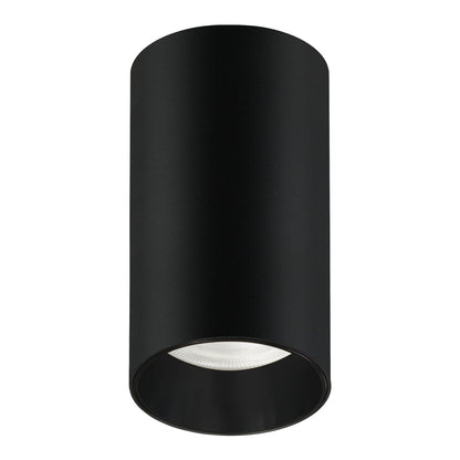 Antspaudinis / vamzdelis PremiumLine, taškinis, apvalus, aliuminis, GU10, 55x100mm, juodos spalvos, MCE458 B/B - gaukdaugiau.lt
