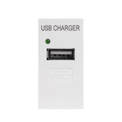 "PremiumLine" USB lizdas su įkrovikliu, viengubas, 1A, baltas, MCE727W - gaukdaugiau.lt