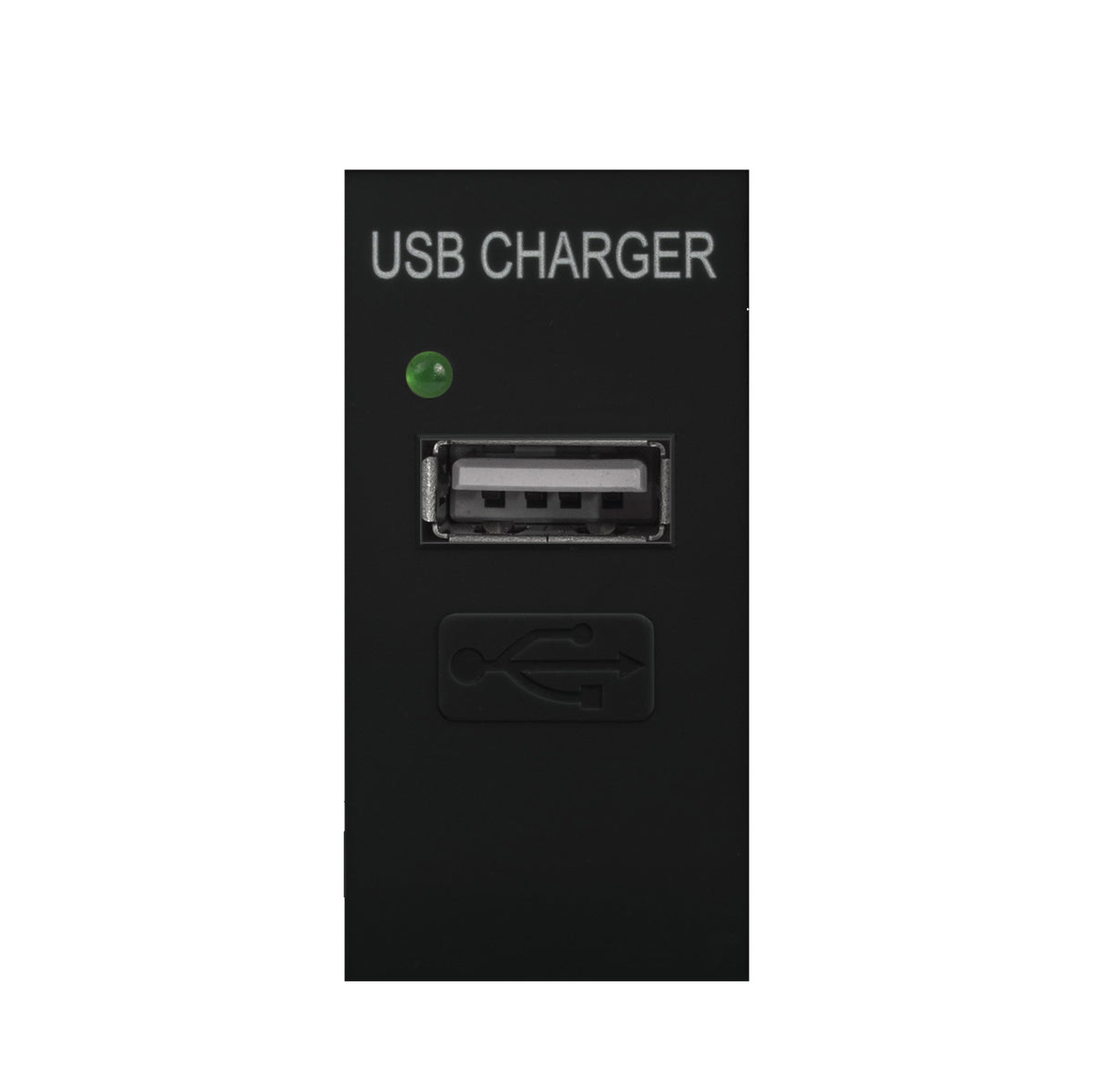 "PremiumLine" USB lizdas su įkrovikliu, viengubas, 1A, juodas, MCE727B - gaukdaugiau.lt