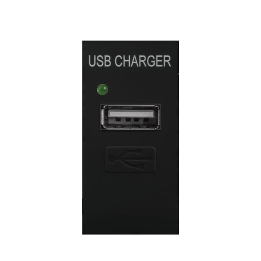 "PremiumLine" USB lizdas su įkrovikliu, viengubas, 1A, juodas, MCE727B - gaukdaugiau.lt