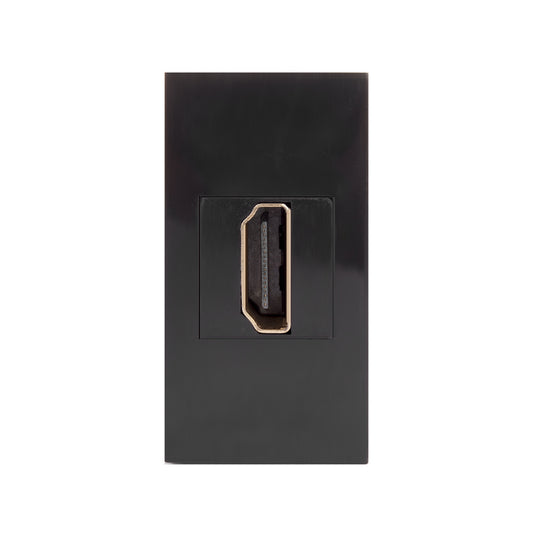 "PremiumLine" HDMI lizdas, viengubas, juodas, MCE720B - gaukdaugiau.lt