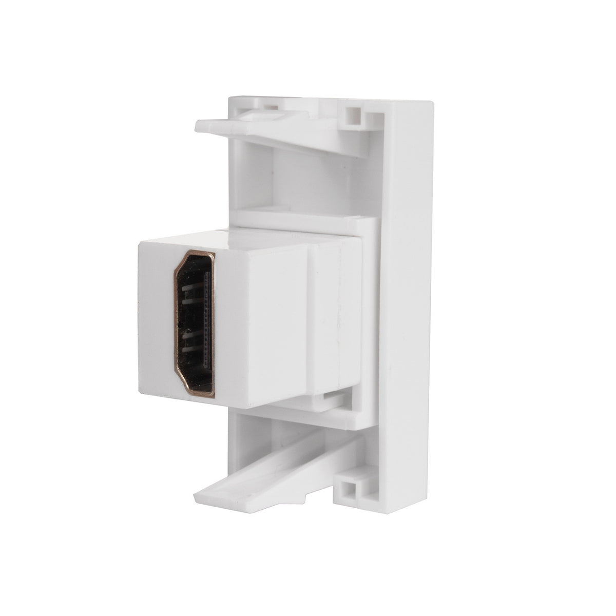 "PremiumLine" HDMI lizdas, viengubas, baltas, MCE720W - gaukdaugiau.lt