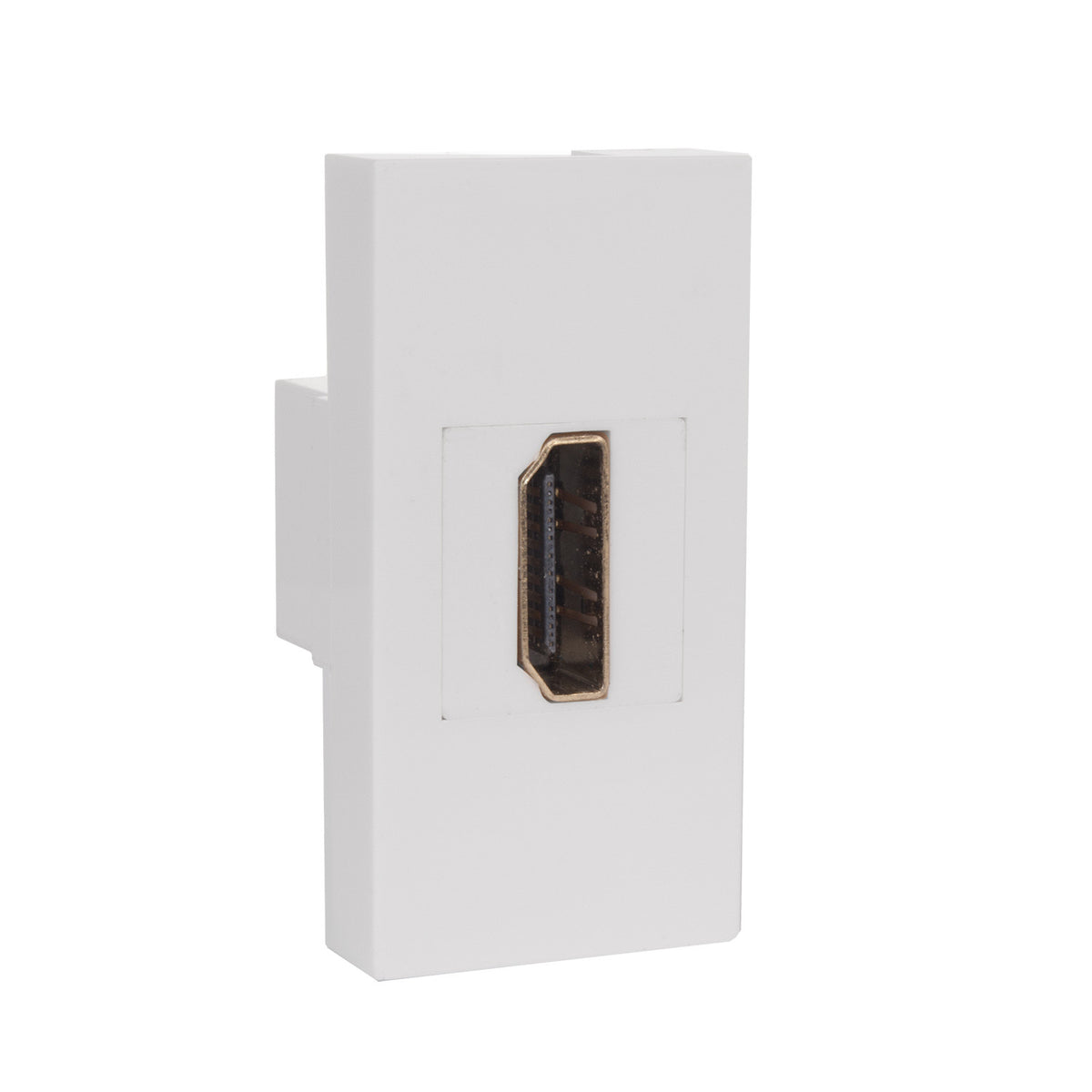 "PremiumLine" HDMI lizdas, viengubas, baltas, MCE720W - gaukdaugiau.lt