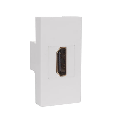 "PremiumLine" HDMI lizdas, viengubas, baltas, MCE720W - gaukdaugiau.lt