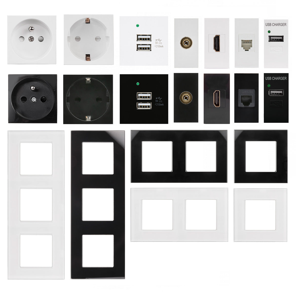 "PremiumLine" HDMI lizdas, viengubas, baltas, MCE720W - gaukdaugiau.lt