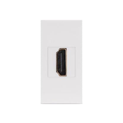 "PremiumLine" HDMI lizdas, viengubas, baltas, MCE720W - gaukdaugiau.lt