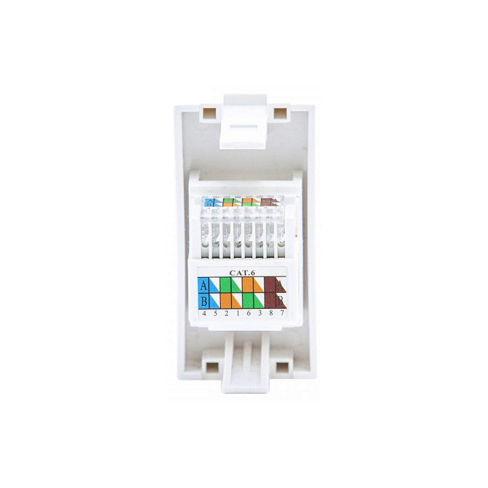 "PremiumLine" LAN lizdas, viengubas, baltas, MCE725W - gaukdaugiau.lt