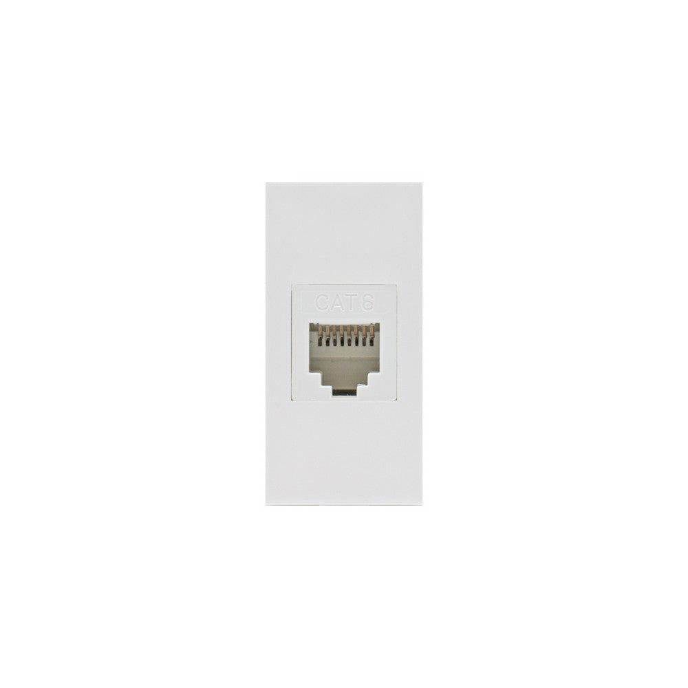 "PremiumLine" LAN lizdas, viengubas, baltas, MCE725W - gaukdaugiau.lt